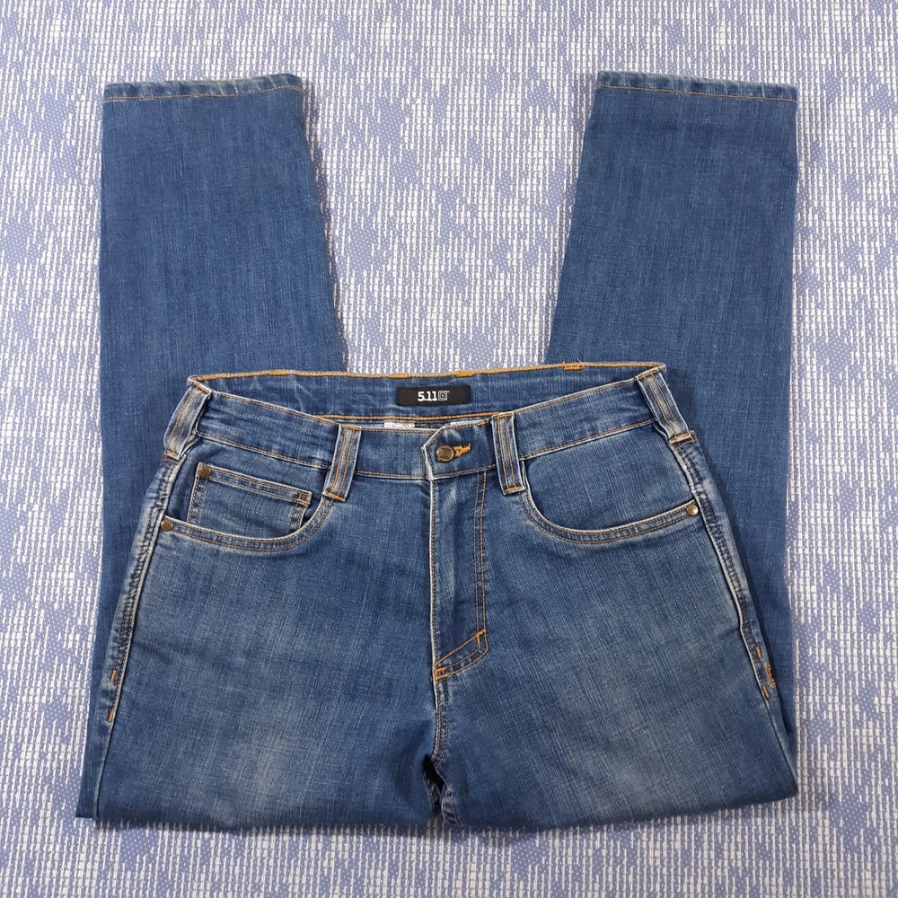 5.11 Tactical Jeans Mens 32 x 30 Blue Cotton Blend 5-Pocket